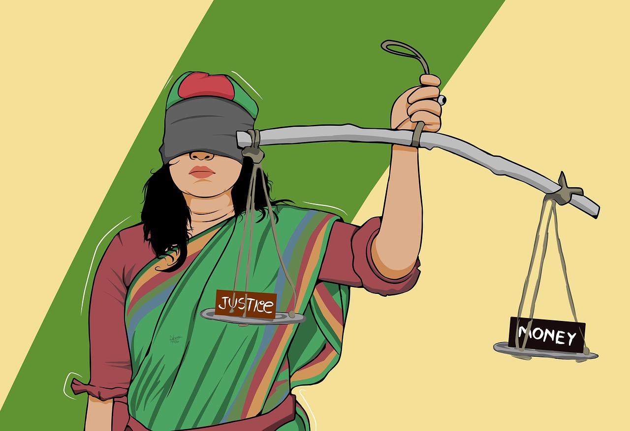 woman, lady justice, justice, portrait, female, fashion, balance, cartoon